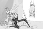 2025 2_horns 4_arms 7_horns ambiguous_gender anthro apode arched_back armor arthropod arthropod_taur bandage bandage_on_face bed behind_curtain between_legs black_body black_eyes black_tears blindfold bodily_fluids bottomless bottomless_anthro bottomless_female bottomless_taur broach_(jewelry) clothed clothing colored_sketch curtains digital_media_(artwork) dominant dominant_ambiguous doorway dripping emanata father_(lore) father_and_child_(lore) female female/ambiguous from_behind_position furniture genital_fluids greyscale grinding group hand_on_hip hand_on_neck hands_behind_back hi_res hollow_knight_(character) hollow_knight_(franchise) horn incest_(lore) insect insect_taur insect_wings kneeling laugh legless lying male_(lore) melee_weapon monochrome multi_arm multi_horn multi_limb nonbinary_(lore) on_bed on_one_knee on_side oxide_cat pale_king_(hollow_knight) parent_(lore) parent_and_child_(lore) parent_incest poking pure_vessel_(hollow_knight) royal_retainer_(hollow_knight) sex shaded shaking simple_background simple_shading sketch spikes spikes_(anatomy) standing stealth_sex submissive submissive_female sword sword_on_wall tail tail_between_legs tail_fetish tail_play tail_sex taur team_cherry tremble_lines tremble_spikes trembling vaginal_fluid_drip vaginal_fluids vaginal_fluids_on_tail vaginal_fluids_puddle vessel_(species) weapon white_armor white_background white_body white_head white_pauldron white_robes wings