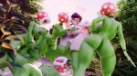 16:9 3d_(artwork) 4k absurd_res anthro anus big_butt blender_(artwork) blender_cycles_(artwork) breast_squish breasts butt digital_media_(artwork) dododragon56 elemental_creature felid feline female female/female flora_fauna forest from_behind_position full_nelson full_nelson_(legs_held) genitals group hi_res intersex kiss_on_lips kissing male male/female mammal mario_bros masturbation nintendo nipple_piercing nipples nude outside outside_sex piercing piranha_plant plant prehistoric_species saber-toothed_tiger sex squish thick_thighs tongue tongue_out toofer tree vulva widescreen