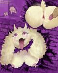4:5 ahegao anthro anus areola big_breasts big_butt big_ears blush bodily_fluids boss_monster_(undertale) bovid breasts butt caprine cum cum_in_vagina cum_inside cum_string disembodied_penis eyelashes fangs female floppy_ears fluffy froggit front_view fur genital_fluids genitals goat hi_res horn lactating looking_pleasured lop_ears male male/female mammal mayateat nipples open_mouth penis pink_anus pink_areola pink_nipples pink_vulva purple_eyes rear_view solo stuck teeth through_wall tongue tongue_out toriel undertale undertale_(series) vulva white_body white_fur white_horn