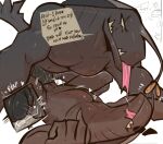 2026 abdominal_bulge abyss_(dracks) age_difference anal anal_penetration anthro anthro_on_anthro anthro_penetrated anthro_penetrating anthro_penetrating_anthro aquatic balls being_watched big_balls big_penis black_balls black_penis brown_balls brown_body brown_nipples brown_penis brown_skin darkened_balls darkened_genitalia darkened_penis dialogue digital_media_(artwork) dracks duo eel english_text erection exclamation_point eye_scar eyes_closed facial_scar father's_day father_(lore) father_and_child_(lore) father_and_son_(lore) father_penetrating_son fin fish floating_eyebrows from_front_position genitals gills heart_symbol hi_res holidays humanoid_genitalia humanoid_penis illicium incest_(lore) interrobang intraspecies lexie_(dracks) long_penis long_tongue looking_at_another lying male male/male male_penetrated male_penetrating male_penetrating_male missionary_position navel nipples nude older_male on_back parent_(lore) parent_and_child_(lore) parent_and_son_(lore) pecs penetration penile penile_penetration penis plap razor_(dracks) scar sex sharp_teeth simple_background son_(lore) stated_incest teeth text tongue tongue_out vein veiny_penis white_background wide_eyed younger_male younger_penetrated
