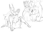 2025 2_horns 4:3 6_horns alretta animal_genitalia animal_penis anthro arthropod arthropod_abdomen arthropod_abdomen_genitalia arthropod_abdomen_vulva arthropod_taur ball_squish balls big_balls big_penis black_eyes blush blush_lines bodily_fluids bottomless bottomless_anthro bottomless_taur cloak clothed clothing cum cum_drip cum_on_belly cum_on_body digital_media_(artwork) dripping dripping_vulva equine_genitalia equine_penis father_(lore) father_and_child_(lore) female genital_fluids genitals hi_res holding_face holding_penis hollow_knight_(character) hollow_knight_(franchise) hooves horn hug huge_balls huge_penis hyper hyper_balls hyper_genitalia hyper_penis imminent_sex incest_(lore) insect insect_taur lying male male/female male_(lore) monochrome multi_horn nonbinary_(lore) nuzzling on_back pale_king_(hollow_knight) parent_(lore) parent_and_child_(lore) parent_incest penis presenting presenting_vulva pure_vessel_(hollow_knight) robe saggy_balls satyr simple_background sitting size_difference sketch spikes spikes_(anatomy) spread_legs spread_vulva spreading squish straddling straddling_lap sweat sweatdrop tail tail_genitals tail_vulva taur team_cherry thick_tail unusual_anatomy unusual_genitalia_placement unusual_tail unusual_vulva_placement vaginal_fluid_drip vaginal_fluids vein veiny_penis vessel_(species) vulva white_background white_body white_cloak white_clothing white_head white_robe