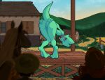 absurd_res ambiguous_gender anthro anus auction bent_over bodily_fluids breasts collar collar_only crying detailed_background equid equine female genitals group hi_res horse humiliation kafunya kobold kobold_adventure mammal moe_(kobold_adventure) nude presenting presenting_anus presenting_vulva public public_humiliation scalie small_breasts tears tongue tongue_out vulva