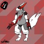  chubby_anthro chubby_belly chubby_male fur generation_3_pokemon male model_sheet nintendo pokemon pokemon_(species) pwnqwazr slightly_chubby solo synth_(vader-san) video_games white_body white_fur zangoose 