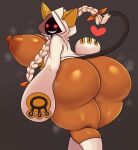  animal_humanoid big_breasts big_butt blazblue breasts butt cat_humanoid clothing dark_body dark_skin felid felid_humanoid feline feline_humanoid female hi_res hoodie huge_breasts huge_butt humanoid mammal mammal_humanoid matospectoru solo taokaka thick_thighs topwear video_games 