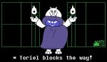  animated anthro areola big_breasts boss_monster bovid breast_expansion breasts caprine clothing english_text exclamation_point expansion female fire floppy_ears goat horn huge_breasts hyper hyper_breasts looking_at_viewer mammal mattthetooncat pink_areola red_eyes robe short_playtime solo swaying_hips text toriel undertale undertale_(series) video_games white_body 