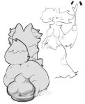  2022 anal anal_masturbation anal_penetration animal_dildo animal_sex_toy anthro big_breasts big_butt bodily_fluids braixen breasts butt canid canine canine_dildo canis cheek_tuft chest_tuft crouching delphox digital_drawing_(artwork) digital_media_(artwork) dildo dodudoru duo facial_tuft female floppy_breasts fox full-length_portrait fur generation_6_pokemon hi_res huge_butt huge_dildo inner_ear_fluff mammal markings masturbation monochrome nintendo nude penetration pokemon pokemon_(species) portrait raised_tail sex_toy shaded shoulder_tuft sketch sweat tagme thick_thighs tuft unfinished video_games wide_hips young 