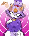  absurd_res anthro big_breasts blaze_the_cat breasts clothed clothing domestic_cat felid feline felis female fur hi_res hypnosis mammal mind_control purple_body purple_fur renegade-157 sega solo sonic_the_hedgehog_(series) 