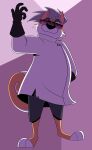  2022 4_fingers akita anthro barefoot black_nose brown_body brown_fur canid canine canis clothed clothing disney domestic_dog dr._akita ducktales ducktales_(2017) edtertainerd eyewear feet fingers full-length_portrait fur glasses gloves grey_hair hair handwear hi_res looking_at_viewer male mammal multicolored_body multicolored_fur portrait simple_background solo spitz standing two_tone_body two_tone_fur white_body white_fur 