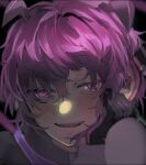  1boy cyberpunk non-web_source original purple_eyes purple_hair shiei_yudzuki 