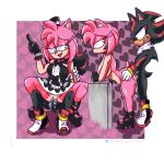 absurd_res amy_rose anthro bodily_fluids cosplay cum cum_inside duo eulipotyphlan female from_behind_position genital_fluids genitals green_eyes hedgehog hi_res male male/female mammal mobian_hedgehog omegamax penis pussy red_eyes sega sex shadow_the_hedgehog sonic_the_hedgehog_(series) standing_doggystyle 