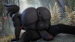  2022 3d_(artwork) all_fours anus athletic athletic_humanoid athletic_male backsack balls biceps big_balls big_butt big_penis billynr bottom_heavy bubble_butt butt cerberus_the_demogorgon demogorgon detailed_background digital_media_(artwork) foreskin forest genitals grey_body grey_skin hi_res huge_balls huge_butt huge_penis humanoid long_tongue male monster monstrous_humanoid muscular muscular_humanoid muscular_male netflix not_furry nude outside penis perineum plant presenting presenting_hindquarters puffy_anus sharp_teeth solo source_filmmaker stranger_things teeth thick_thighs tongue tongue_out tree wide_hips 