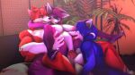  3d_(artwork) amy_(shockstarbaby) anthro anthro_on_anthro anthro_penetrated anthro_penetrating anthro_penetrating_anthro areola arm_tuft balls big_balls big_breasts big_penis black_claws black_eyebrows black_lips blue_body blue_fur blue_hair boredbun braided_hair breasts canid canine canis catalina_(shockstarbaby) clawed_fingers claws danny_sterling_(spitfire420007) digital_media_(artwork) ear_tuft elbow_tuft eyebrows facial_markings female female_penetrated fluffy fluffy_tail fox from_behind_position fur genitals gloves_(marking) group hair hand_behind_head head_markings head_tuft larger_male leg_markings licking light lighting lips long_hair looking_pleasured male male/female male_penetrating male_penetrating_female mammal markings muscular muscular_male nipples nude nude_female nude_male penetration penis plant pupils purple_body purple_fur red_body red_fur sex sharp_teeth sitting size_difference slit_pupils smaller_female smile socks_(marking) source_filmmaker spread_legs spreading stretched_pussy teeth tongue tongue_out trio tuft vaginal vaginal_penetration vein veiny_balls veiny_penis white_body white_fur wolf yellow_eyes 