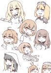  +++ 6+girls :> :d age_difference ahoge ao_dai aran_sweater ascot bare_shoulders black_eyes black_hair black_sleeves blonde_hair blue_eyes breasts bright_pupils brown_eyes brown_hair cable_knit checkered_ascot chibi chibi_only child closed_eyes closed_mouth coat coat_on_head collared_dress collared_shirt commentary controller cross-shaped_pupils dancing detached_sleeves dress expressionless eyewear_on_head flower_hairpin gloves goggles goggles_on_head grin hand_up hands_up holding holding_controller holding_remote_control hood hood_up i.u.y kinuhata_saiai kuroyoru_umidori last_order_(toaru_majutsu_no_index) light_blush long_hair long_sidelocks looking_at_viewer maid medium_breasts medium_hair misaka_imouto misaka_mikoto misaka_worst mugino_shizuri multicolored_hair multiple_girls night_vision_device no_nose open_mouth remote_control school_uniform shirt shokuhou_misaki short_hair short_sleeves siblings sidelocks silvia_(toaru_majutsu_no_index) simple_background sisters smile summer_uniform sweater sweater_vest symbol-shaped_pupils tank_top toaru_majutsu_no_index toaru_majutsu_no_index:_new_testament tokiwadai_school_uniform two-tone_ascot two-tone_hair under-elbow_gloves upper_body v-neck wavy_hair white_background white_dress white_gloves white_mouth white_pupils white_shirt white_sweater yellow_eyes 