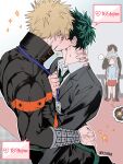  ... 1girl 3boys adam's_apple aizawa_shota anger_vein arms_at_sides bakugou_katsuki black_jacket black_pants black_shirt blonde_hair blue_shirt blush boku_no_hero_academia cardiogram character_name collared_shirt colored_speech_bubble commentary_request couple covered_eyes covered_face covered_mouth covering_another's_eyes curtained_hair dated_commentary dress_shirt ear_blush eri_(boku_no_hero_academia) facial_hair fireworks green_hair green_necktie grey_hair grey_scarf grey_shirt hair_over_one_eye halftone halftone_background hand_blush hand_on_another's_face hand_on_another's_neck hand_on_another's_waist hatching_(texture) heart high_collar highres horns id_card jacket k1dqka kiss korean_commentary lanyard lanyard_pull lapels linear_hatching long_hair long_scarf long_sleeves looking_at_another male_focus measurements midoriya_izuku multiple_boys multiple_scars mustache_stubble necktie notched_lapels one_eye_covered open_collar open_mouth outline pants partial_commentary red_shoes red_skirt scar scar_on_face scar_on_hand scarf shirt shoes short_hair short_sleeves single_horn skirt sparkle speech_bubble spiked_hair spoken_ellipsis standing stubble suit suit_jacket superhero_costume sweat t-shirt thought_bubble twitter_username veins white_outline wing_collar wrist_guards yaoi 