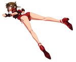  ass bad_id bad_pixiv_id brown_eyes brown_hair god_eater god_eater_burst highres legs mokke_(mokke99) panties side-tie_panties solo trefoil underwear underwear_only 