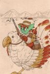  avian bird chicken chocobo cowpoke final_fantasy galliform gallus_(genus) goblin gobtober gobtober_2022 hi_res humanoid phasianid run_rabbit_bounce square_enix video_games 