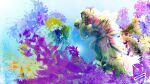  dragon dust_wind flower hi_res leaf male marine monster plant solo water yellow_body 