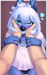  &lt;3 absurd_res anthro avian beak bird blue_body blue_eyes blue_fur blush caressing caressing_face clothing cyberkaps duo embrace eye_contact eyebrow_through_hair eyebrows face_to_face female first_person_view fur hair hi_res human hybrid inner_ear_fluff lagomorph leporid looking_at_another looking_at_viewer mammal neck_tuft panties petting petting_pov prick_ears rabbit romantic romantic_couple shirt solo_focus topwear translucent translucent_hair tuft underwear white_hair 