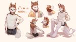  absurd_res anthro artist_name black_nose brown_body brown_fur canid canine canis clothing collar digital_media_(artwork) fluffy fluffy_tail fur hi_res holding_object hoodie humanoid looking_at_viewer looking_back male mammal multicolored_body multicolored_fur multiple_poses pose simple_background sitting solo topwear two_tone_body two_tone_fur underwear white_body white_fur wolf x1aoyaoya yellow_eyes 