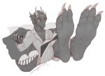  anthro claws clothing dragon feet foot_focus footwear gigren high_heels invalid_tag kredri legs male paws pose sitting soles solo toes 