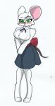  anthro big_breasts blush bottomwear breasts clothing fan_character female hi_res kelly mammal mouse murid murine pace-maker ribbons rodent skirt solo 