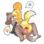  1:1 accessory animal_crossing anus armwear bell blush breasts brother brother_and_sister brother_penetrating_sister canid canine canis censor_bar censored clothing digby_(animal_crossing) domestic_dog duo elbow_gloves emoticon female from_front_position genitals gloves hair_accessory hairband handwear humanoid_genitalia incest_(lore) isabelle_(animal_crossing) kissing leggings legwear lingerie lying male male/female mammal nintendo on_back open_mouth penetration penis reverse_missionary_position sex shih_tzu sibling simple_background sister speech_bubble tail_motion tailwag tod_d toy_dog vaginal vaginal_penetration video_games white_background 