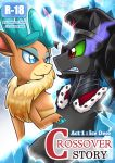  2016 belly blue_antlers blue_eyes blue_eyeshadow blue_hooves brown_body cape capreoline cervid chest_tuft clenched_teeth clothing cloven_hooves comic cover cover_art cover_page crossover digital_media_(artwork) duo elemental_manipulation equid equine eye_contact eyelashes eyeshadow female feral fluffy friendship_is_magic frozen frozen_horn fur green_sclera grey_body hasbro hooves horn ice ice_manipulation king_sombra_(mlp) lidded_eyes looking_at_another makeup male mammal multicolored_ears my_little_pony neck_tuft patreon raised_hoof raised_leg red_cape red_eyes reindeer snowflake tan_body tan_fur teeth text them&#039;s_fightin&#039;_herds tuft two_tone_ears unicorn vavacung velvet_reindeer_(tfh) yellow_belly 