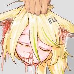  animal_humanoid blonde_hair blood bodily_fluids canid canid_humanoid canine canine_humanoid cum decapitation digital_media_(artwork) female fox_humanoid genital_fluids gore hair head_grab hi_res humanoid mammal mammal_humanoid pixel_(artwork) severed_head snuff toxic_ramen vtuber 