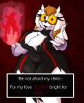  alternate_universe anthro big_breasts bomba_world12 bovid breasts caprine chubby_female elemental_manipulation extended_arm fan_character female fire fire_manipulation fur fusion goat hi_res lagomorph leporid mammal mature_female mother parent rabbit sega slightly_chubby solo sonic_the_hedgehog_(series) thick_thighs toriel toriel_(underfell) torilla underfell undertale undertale_(series) vanilla_the_rabbit video_games white_body white_fur yandere 