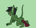  dildo dildo_insertion fantasy female goblin green_body green_skin hair hi_res humanoid nude ravenpen15 sex_toy sex_toy_insertion short_hair sketch tail_tuft tongue tongue_out tuft 