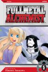  2girls arakawa_hiromu arm_up arms_on_another's_shoulder artist_name automail bare_shoulders black_dog blonde_hair breasts cleavage collar company_name cover cover_page creator_name crop_top den_(fma) dog english_text fullmetal_alchemist gears grandmother_and_granddaughter highres long_hair manga_cover medium_breasts midriff multicolored_hair multiple_girls numbered official_art open_mouth outdoors pinako_rockbell ponytail prosthesis prosthetic_arm purple_shirt shirt sidelocks sleeveless sleeveless_shirt smile teeth two-tone_hair viz_(company) white_dog winry_rockbell 