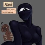  black_skin breasts colored_skin coolleaf doors_(roblox) english_text genderswap one-eyed roblox seek_(doors) the_figure_(doors) 
