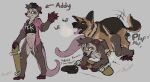 ambiguous_penetration american_opossum anthro anthro_on_feral anthro_penetrated auden backwards_hat balls band-aid band_shirt bandage belly_nipples bestiality bodily_fluids bottomless bottomless_anthro bottomless_female braces breasts breath brown_body brown_fur canid canine canis clothed clothing cum cum_on_ground doggystyle domestic_dog duo female female_penetrated feral feral_penetrating feral_penetrating_anthro flannel_shirt from_behind_position fur genital_fluids genitals german_shepherd hat headgear headwear herding_dog hi_res humanoid_genitalia humanoid_vulva hybrid interspecies looking_pleasured male male/female male_penetrating male_penetrating_female mammal marsupial obscured_penetration pantsless partially_clothed pastoral_dog penetration penile penile_penetration procyonid raccoon sex skateboard skater small_breasts smile smiling_at_viewer tail tongue tongue_out vehicle vulva