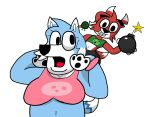 alpha_channel anthro avian big_breasts bird bomb breasts canid canine canis double_chin duo explosives feet female female/female fennec_fox flat_chested floigan_bros fox intersex jumping_flash kiwi_(bird) kiwi_(jumping_flash) lit_fuse maleherm mammal navel notched_ear overweight pawpads paws piercing ratite reddi_hyperwolf renni_ultrafox_(character) roxyreviews sega shocked tail toony true_fox wolf wristband