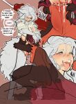 4_toes absurd_res ahegao anisodactyl avian avian_feet balls bite bite_mark biting_another blood bodily_fluids breasts brown_hair claws cum cumshot dialogue ejaculation english_text european_mythology feathers feet female genital_fluids genitals greek_mythology hair harpy herm hi_res humanoid humanoid_face humanoid_genitalia humanoid_penis intersex looking_pleasured mythological_avian mythological_creature mythology penis piercing profanity sharp_teeth shinystarshard short_hair speech_bubble tail tears tears_of_pleasure teeth text toes wings