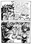 absurd_res ambiguous_gender angry anthro arm_ring armor belt blush bodily_fluids bovid caprine claws clothing comic comic_panel darkner delta_rune_(emblem) deltarune dialogue exasperated eyebrows eyewear fingers_together floppy_ears glasses goat group hair hair_over_eyes head_tuft hi_res horn human human_ears kris_dreemurr lightner looking_at_another mammal monochrome monster nihilean open_mouth pleading_eyes pointy_speech_bubble question question_mark ralsei robe simple_background simple_mouth smile snout speech_bubble susie_(deltarune) sweat sweatdrop sweating_profusely symbol teeth text trio tuft undertale_(series) white_background yelling