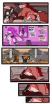  1:2 2020 9:18 anthro biped breasts canid cobalt_(tatsuchan18) collar comic daisy_(tatsuchan18) detailed_background dialogue english_text eyes_closed female fenrir_(tatsuchan18) fur group hair havoc_(tatsuchan18) hi_res hyaenid lagomorph leporid male mammal mink_(tatsuchan18) open_mouth rabbit sitting standing tatsuchan18 text text_box 