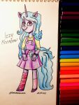  absurd_res anthro equid equine female hasbro hi_res horn izzy_moonbow_(mlp) mammal mlp_g5 my_little_pony my_little_pony:_a_new_generation my_little_pony:_make_your_mark solo solo_focus unicheesecorn unicorn 