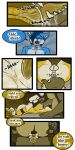  1:2 2022 9:18 anthro balls biped canid cobalt_(tatsuchan18) collar comic dialogue duo english_text eyes_closed fur genitals hair hi_res lying male mammal on_back open_mouth speech_bubble standing tatsuchan18 text 