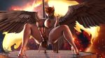  16:9 3d_(artwork) animal_genitalia animal_penis anthro anthrofied areola armor balls big_breasts breasts clothing dancing daybreaker_(mlp) digital_media_(artwork) equid equine equine_penis erection fanatic-heretic-101 feathered_wings feathers fire flaming_hair flaming_tail footwear friendship_is_magic genitals hasbro headgear helmet hi_res high_heels horn mammal medial_ring mostly_nude my_little_pony nipples penis pole pole_dancing pseudo_hair spread_wings thick_thighs widescreen winged_unicorn wings 