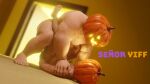  16:9 3d_(artwork) 4k absurd_res anal body_hair chest_hair digital_media_(artwork) from_front_position hi_res humanoid male male/male mating_press muscular muscular_male nipples nude pubes pumpkin_head senyoryiff sex size_difference widescreen 