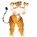  absurd_res anthro dreamworks female female/female friztwolf hi_res kung_fu_panda master master_tigress tigress_(disambiguation) 