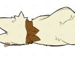 2d_animation 4:3 ambiguous_anthro ambiguous_gender animated animated_gif anthro biped blush blush_lines bodily_fluids brown_kerchief brown_neckerchief brown_pawpads cheek_tuft circle_eyebrows colored cute_fangs digital_media_(artwork) drooling eyebrows eyes_closed facial_tuft fangs featureless_crotch felid feline fluffy fluffy_tail frame_by_frame front_view fur handpaw kemono kerchief kerchief_only lying mammal mostly_nude naa-kun_(tontaro) neckerchief neckerchief_only neckwear on_side open_mouth pawpads paws portrait rear_view red_tongue saliva short_playtime signature simple_background solo stretching tail tan_body tan_ears tan_fur tan_tail teeth three-quarter_portrait tongue tontaro tuft watermark white_background yawn