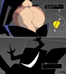 2026 absurd_res anthro antlers armor big_butt black_armor brown_body brown_fur butt comic december_holiday deer deltarune ellipsis english_text exposed exposed_butt fawn_spots female fur grey_background hi_res horn mammal mrdarknessart1's_roaring_knight multicolored_butt new_world_deer potateymatey question_mark questioning_ellipsis rear_view reindeer roaring_knight scut_tail short_tail signature simple_background solo soul_(undertale) tail tan_body text two_tone_butt two_tone_tail unconvincing_armor undertale_(series)