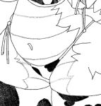 2026 anthro belly belly_focus belly_shot black_and_white clothed clothed_anthro clothed_female clothing cow_print_panties dragon female female_anthro fur furred_dragon furred_scalie hi_res monochrome mythological_creature mythological_scalie mythology scales scalie sketch slightly_chubby slightly_chubby_female solo thick_thighs thorn_paw ventral_scales