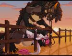 2025 animal_genitalia animal_penis anthro anthro_on_feral artist_name back_mane balls bestiality big_balls big_penis black_bars black_mane black_nipples bodily_fluids breasts bridle brown_body brown_fur canid canine chin_horn chin_tuft claws cum cum_from_mouth cum_in_mouth cum_inside curved_horn detailed_background digital_drawing_(artwork) digital_media_(artwork) dragon duo equine_genitalia equine_penis facial_horn facial_tuft felkin female female_anthro fence feral forked_tongue fur genital_fluids genitals grass halter harness hi_res horn huge_balls huge_penis hybrid hybrid_genitalia hybrid_penis hyper hyper_balls hyper_genitalia imminent_sex it'll_never_fit jaeger_(lewddragons) knot knotted_equine_penis knotted_penis korka larger_feral larger_male leg_strap letterbox lying male male/female male_feral mammal mane markings mount mount/rider_relations mythological_creature mythological_scalie mythology nipples on_back orange_claws orange_eyes orange_horn orange_pawpads pawpads penis penis_on_belly penis_on_body penis_on_breast pink_body pink_fur pink_mane pink_markings plant reins saddle scalie sex signature size_difference smaller_anthro smaller_female steamy_penis sunset table_lotus_position tail tail_tuft text tongue tongue_out toxic_candy tuft url white_body white_fur wood wood_fence