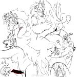1:1 2_horns afterzero angel anthro ball_tuft belly belly_inflation belly_overhang bite_mark black_penis blindfold bodily_fluids bouncing_breasts breasts breath clitoral_hood clitoris close-up comic cum cum_drip cum_filling cum_in_mouth cum_in_vagina cum_inside cum_on_body cum_on_breasts cum_on_penis cum_string cumshot demon dialogue dripping duo ejaculation english_text exhausted fellatio female from_front_position genital_fluids genitals gynomorph gynomorph/female hair hi_res hip_grab horn inflation intersex intersex/female legs_together long_hair looking_back lying missionary_position monster motion_lines neck_grab on_back open_mouth oral outline overweight overweight_anthro overweight_female penetration penile penile_penetration penis penis_in_vagina profanity pubes red_outline scaled_penis sex sketch sketch_page smile spade_tail speech_bubble spread_legs spreading standing standing_sex sweat sweatdrop tail tail_coil text tongue tongue_out tongue_out_fellatio tuft tusks unknown_species vaginal vaginal_penetration vulva