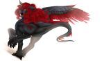 2020 4_toes artist_logo artist_name avian bent_legs black_body black_fur black_horn black_tail black_talons black_wings blood blood_on_leg blood_on_tail bodily_fluids changeling_(mlp) changeling_king colored digital_drawing_(artwork) digital_media_(artwork) dracony eyebrows fan_character feathered_wings feathers feet feral fluffy_ears friendship_is_magic frown fur hasbro horn hybrid king_phoenix_embers light lighting logo long_mane long_tail male male_feral mane my_little_pony mythology nude nude_male open_frown open_mouth orange_eyes pupils quadruped rayrage red_eyebrows red_mane red_sclera red_tongue red_wings shaded sharp_teeth simple_background slit_pupils smoke solo tail talons teeth text toes tongue two_tone_tail two_tone_wings wavy_mane white_background wings worried_look wound_on_leg