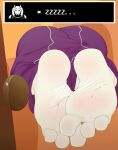 2026 3_toes anthro barefoot big_feet boss_monster_(undertale) bovid butt caprine door door_handle doorknob feet female foot_focus fur goat hi_res humanoid_feet mammal open_door plantigrade rtuenuik2 sleeping soles solo sound_effects toes toriel undertale_(series) vowelless vowelless_sound_effect white_body white_fur wrinkled_feet wrinkles zzz