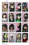  absurdres asui_tsuyu bane_(dc) bane_(dc)_(cosplay) batman_(series) boku_no_hero_academia captain_america_(series) character_request commentary copyright_request cosplay creepypasta danielfs dc_comics dragon_ball english_commentary english_text frog_girl frog_tongue highres invincible_(series) invincible_war_variants_(meme) long_tongue look-alike marvel meme momo_(creepypasta) momo_(creepypasta)_(cosplay) multiple_costumes multiple_style_parody multiple_views parody robot saiyan_armor saliva sharp_teeth signature spider-man_(series) style_parody teeth tongue tongue_out twitter_username venom_(marvel) venom_(marvel)_(cosplay) viltrumite_clothes winter_soldier winter_soldier_(cosplay) zombie 